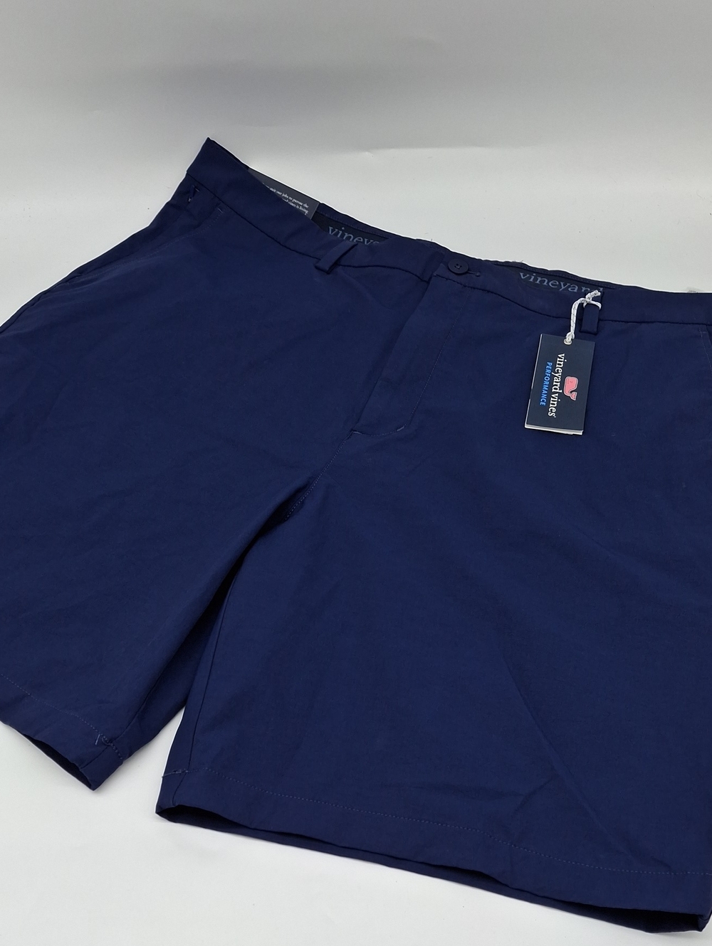 Vineyard Vines Performance On-The-Go Shorts Deep Bay Blue 42